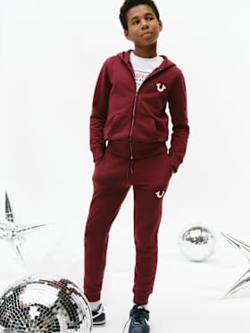 BOYS EMBROIDERED HORSESHOE JOGGER