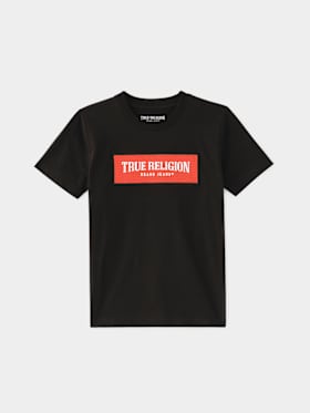 BOYS MESH BOX LOGO TEE
