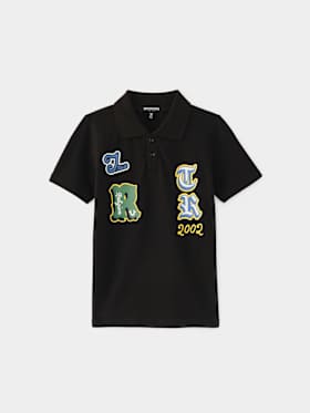 BOYS LOGO PATCH POLO SHIRT