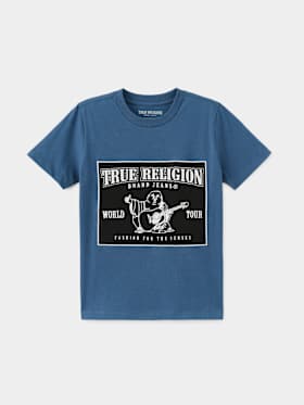 BOYS MESH LOGO TEE