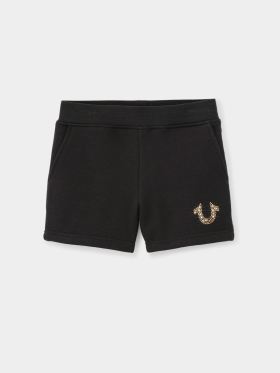 GIRLS CRYSTAL LOGO SWEAT SHORT