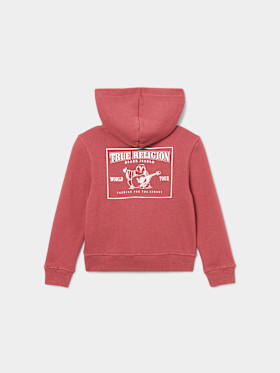 GIRLS METALLIC WORLD TOUR ZIP HOODIE