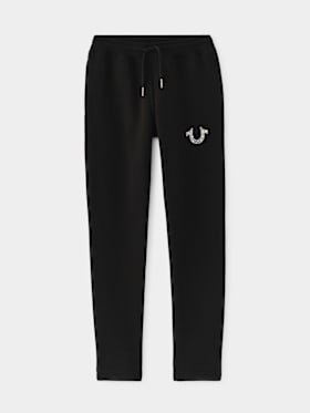 GIRLS GLITTER HORSESHOE SWEAT PANT