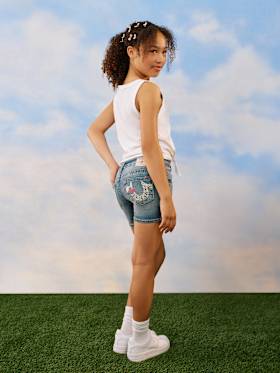 GIRLS JAYDE ‘I LOVE TRUE RELIGION’ SHORT