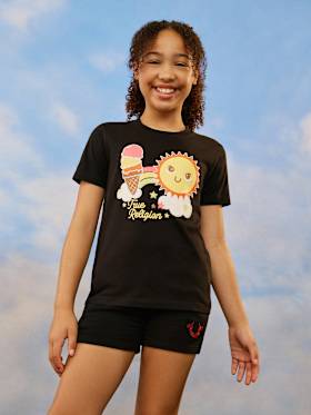 GIRLS HAPPY SUNSHINE TEE