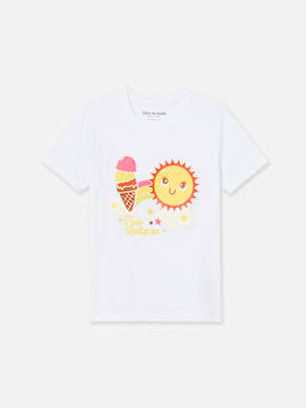 GIRLS HAPPY SUNSHINE TEE