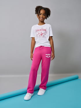 GIRLS CRYSTAL WINGED LOGO SWEAT PANT