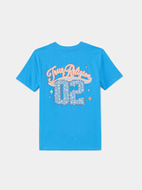 GIRLS GLITTER LOGO TEE