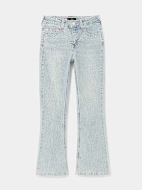 GIRLS JOEY EMBROIDERED HORESHOE FLARE JEAN