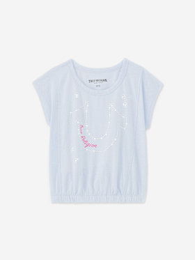 GIRLS CRYSTAL LOGO DOLMAN TEE