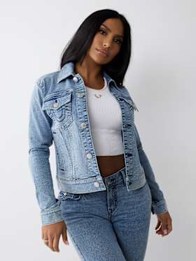 JESSIE TRUCKER DENIM JACKET