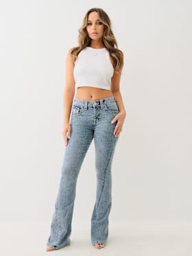 JOEY MID RISE BIG T FLARE JEAN