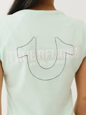 HORSESHOE LOGO RAGLAN TEE