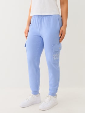 IRIDESCENT LOGO CARGO JOGGER