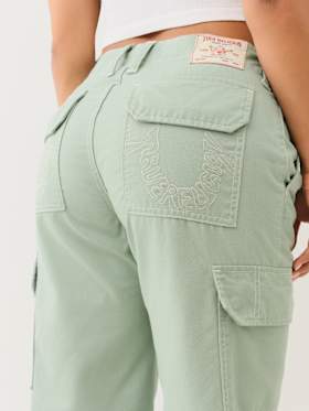 WARPED HORSESHOE SINGLE NEEDLE CARGO PANT