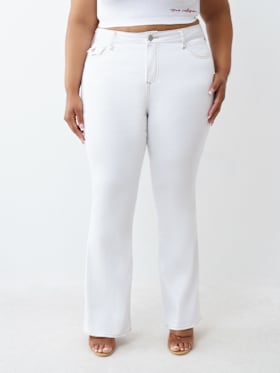 PLUS BECCA MID RISE FLAP BOOTCUT JEAN