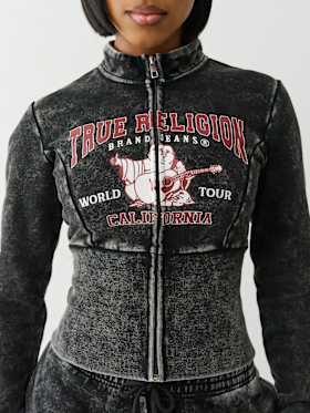 VINTAGE HIGH TRIM ZIP UP