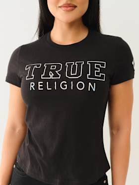 IRIDESCENT LOGO TEE