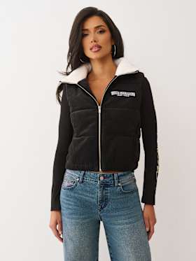 CORDUROY PUFFER VEST