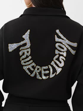 SCRIPT LOGO HALF-ZIP PULLOVER