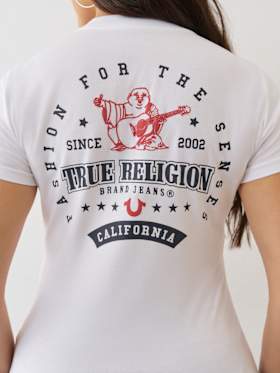 MOVIE STAR BUDDHA V NECK TEE