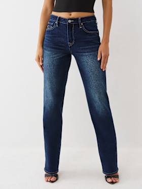 SARAH HIGH RISE STRAIGHT JEAN