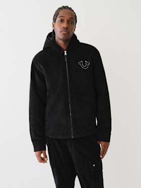 HORSESHOE CORDUROY HOODED JACKET