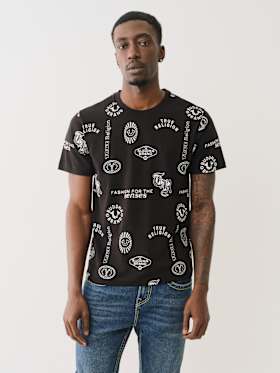 SCATTERED LOGO TEE