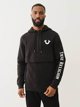 FLEECE ANORAK HOODIE