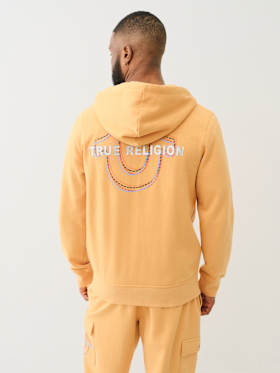 MULTI HORSESHOE ZIP HOODIE