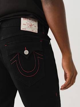 RICKY RED SINGLE NEEDLE FLAP STRAIGHT JEAN