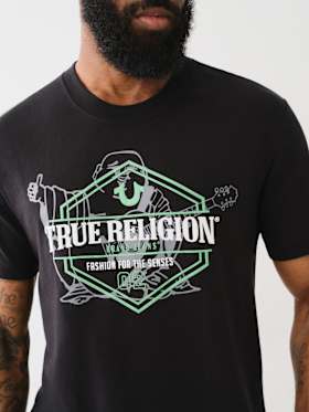 TRUE RELIGION HORSESHOE LOGO TEE