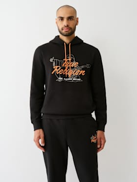 SCRIPT LOGO BUDDHA HOODIE