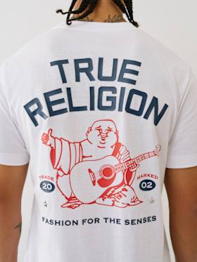 TRUE RELIGION STACKED LOGO TEE