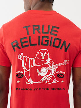 TRUE RELIGION STACKED LOGO TEE