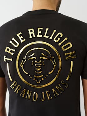 EMBOSSED EMBLEM LOGO TEE