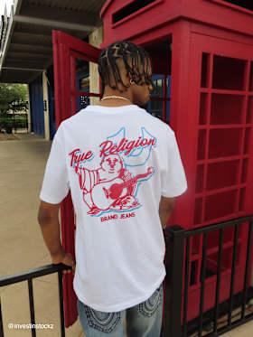 SCRIPT LOGO BUDDHA TEE