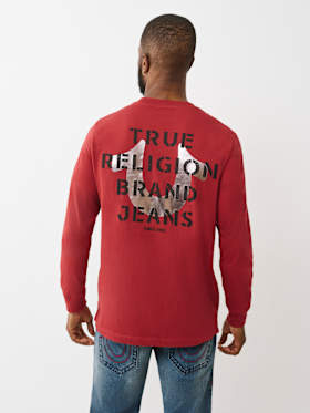 FOIL HORSESHOE LONG SLEEVE TEE