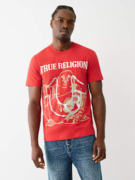 REGISTERED HORSESHOE METALLIC BUDDHA TEE