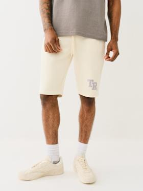 METALLIC LOGO SWEAT SHORT