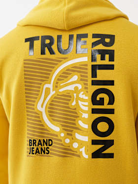 BOXED BUDDHA ZIP HOODIE