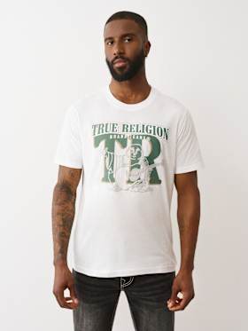 BUDDHA LOGO OVERLAY GRAPHIC TEE