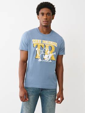 BUDDHA LOGO OVERLAY GRAPHIC TEE