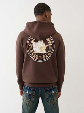 BUDDHA SEAL ZIP HOODIE