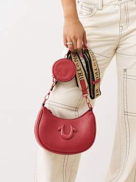 LOGO STRAP HOBO BAG
