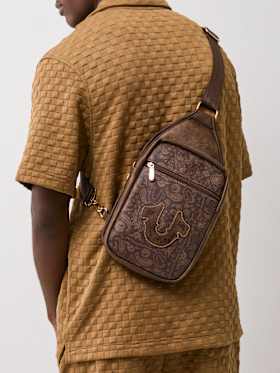 PAISLEY HORSESHOE SLING BAG