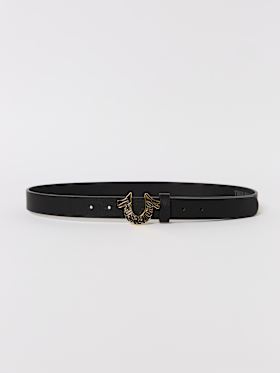 WOMEN'S WARPED HORSESHOE BUCKLE BELT