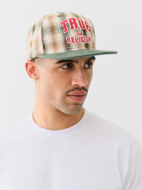TRUE RELIGION PLAID HAT