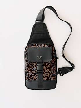 WAVY HORSESHOE SLING BAG