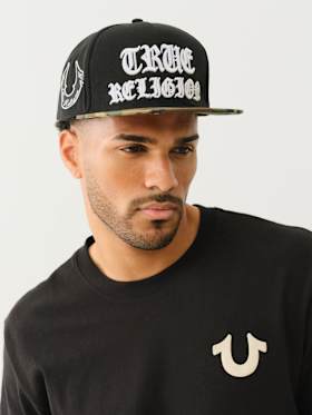 LOGO CAMO BRIM HAT